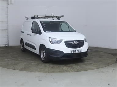 VAUXHALL COMBO CARGO L1 DIESEL 2300 1.6 Turbo D 100ps H1 Edition Van Diesel - WHITE - FE19ORX - 6 Door Panel Van