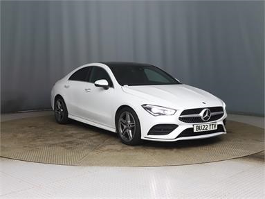 MERCEDES-BENZ CLA CLA 200 AMG Line Premium Plus 4dr Tip Auto Petrol - WHITE - BU22TTV - 4 Door Coupe
