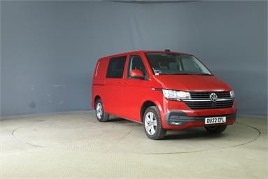 VOLKSWAGEN TRANSPORTER T32 SWB DIESEL 2.0 TDI 150 Highline Kombi Van Diesel - RED - DU22EFL - 5 Door Window Van