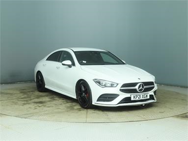 MERCEDES-BENZ CLA CLA 220d AMG Line Premium 4dr Tip Auto Diesel - WHITE - KP21XGW - 4 Door Coupe