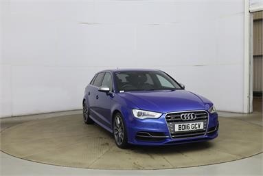 AUDI A3 S3 TFSI Quattro 5dr S Tronic [Nav] Petrol - BLUE - BD16GCV - 5 Door Hatchback