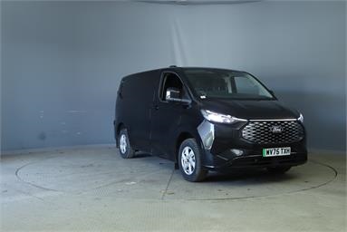 FORD E-TRANSIT CUSTOM 320 L1 ELECTRIC RWD 160kW 65kWh H1 Van Limited Auto Electric - BLACK - WV75TXH - 5 Door Panel Van
