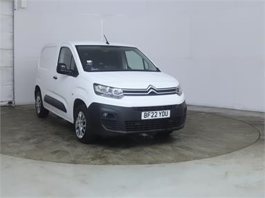 CITROEN BERLINGO M DIESEL 1.5 BlueHDi 1000Kg Enterprise Pro 100ps [6 Speed] H1 L1 Diesel - WHITE - BF22YDU - 5 Door Panel Van