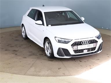 AUDI A1 35 TFSI S Line 5dr S Tronic Petrol - WHITE - VE72WSU - 5 Door Hatchback