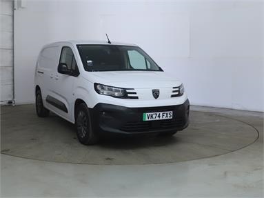 PEUGEOT e-PARTNER LONG 100kW 52kWh Asphalt Van Auto Electric - Ice White - VK74FXS - 6 Door Panel Van
