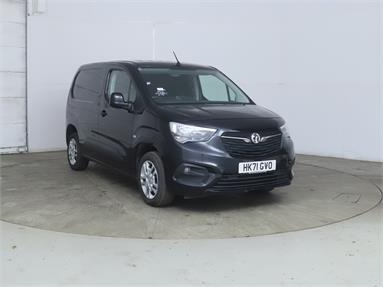 VAUXHALL COMBO CARGO L1 DIESEL 2300 1.5 Turbo D 100ps H1 Sportive Van Diesel - BLACK - HK71GVO - 5 Door Panel Van