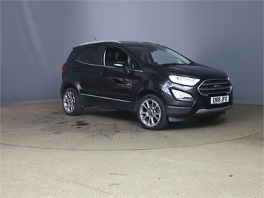 FORD ECOSPORT 1.0 EcoBoost 125 Titanium 5dr Petrol - BLACK - EN18JFX - 5 Door Hatchback