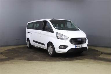 FORD TOURNEO CUSTOM L2 DIESEL FWD 2.0 EcoBlue 105ps Low Roof 9 Seater Diesel - WHITE - ML68ULT - Bus (Mini Less 18 seats)