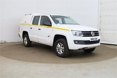 VOLKSWAGEN AMAROK A32 DIESEL D/Cab Pick Up Startline 2.0 TDI 140 4MOTION Sel Diesel - WHITE - BN15KHO - 4 Door Pick Up Body