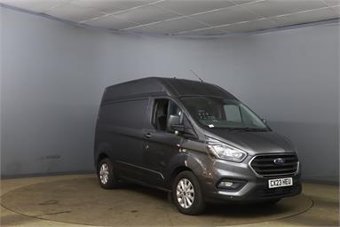 FORD TRANSIT CUSTOM 300 L1 DIESEL FWD 2.0 EcoBlue 170ps High Roof Limited Van Diesel - GREY - CX23HEU - 5 Door Panel Van