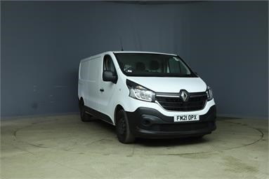 RENAULT TRAFIC LWB DIESEL LL30 ENERGY dCi 145 Business Van Diesel - WHITE - FM21OPX - 6 Door Panel Van