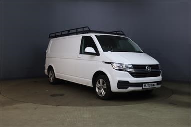 VOLKSWAGEN TRANSPORTER T30 LWB DIESEL 2.0 TDI 110 Startline Van Diesel - WHITE - MJ70NWA - 5 Door Panel Van