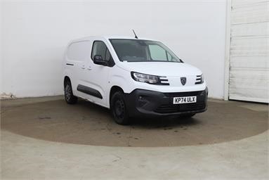 PEUGEOT PARTNER LONG DIESEL 1.5 BlueHDi 100 Asphalt Van Diesel - WHITE - KP74ULX - 6 Door Panel Van