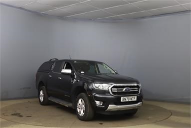 FORD RANGER DIESEL Pick Up Double Cab Limited 1 2.0 EcoBlue 170 Auto 5 Seats Double Cab Diesel - BLACK - BN70NTF - 4 Door Pick Up Body