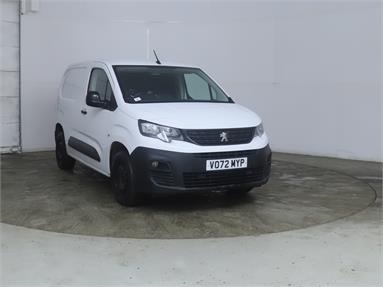 PEUGEOT PARTNER STANDARD DIESEL 1000 1.5 BlueHDi 100 Professional Prem Van [6 Spd] Diesel - Ice White - VO72MYP - 5 Door Panel Van