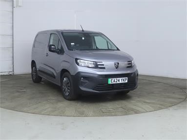 PEUGEOT e-PARTNER STANDARD 100kW 52kWh Asphalt Van Auto H1 L1 Electric - GREY - EA24YKP - 5 Door Panel Van