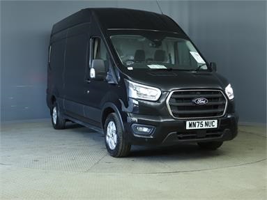 FORD TRANSIT 350 L3 DIESEL FWD 2.0 EcoBlue 130ps H3 Limited Van Auto [8S] [Nav] Diesel - BLACK - WN75NUC - 5 Door Panel Van