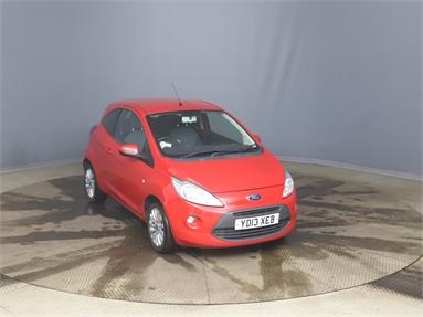 FORD KA 1.2 Zetec 3dr [Start Stop] Petrol - Red - YD13XEB - 3 Door Hatchback