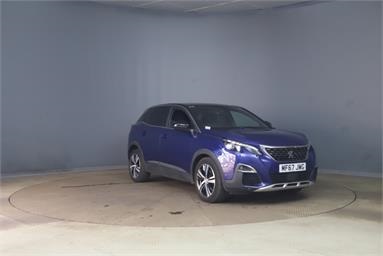 PEUGEOT 3008 1.6 BlueHDi 120 GT Line 5dr Diesel - BLUE - MF67JWG - 5 Door Hatchback