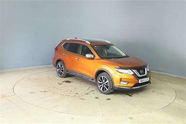 NISSAN X-TRAIL 1.3 DiG-T Tekna 5dr DCT Petrol - ORANGE - WB19OJD - 5 Door Estate