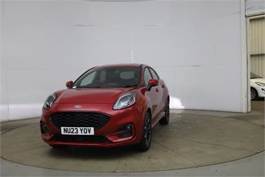 FORD PUMA 1.0 EcoBoost Hybrid mHEV ST-Line X 5dr DCT Petrol/Hybrid - FANTASTIC RED TC - NU23YOV - 5 Door Hatchback