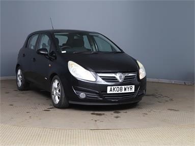 VAUXHALL CORSA 1.4i 16V Design 5dr Petrol - BLACK - AK08WYR - 5 Door Hatchback