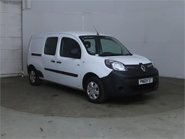 RENAULT KANGOO MAXI ZE ELECTRIC LL21 44kW 33kWh Business i-Crew Van Auto Electric - WHITE - PN69FXT - 6 Door Window Van