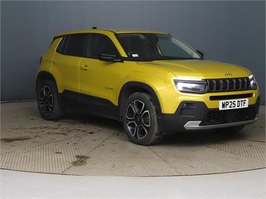 JEEP AVENGER 1.2 e-Hybrid Summit 5dr DCT Petrol/Hybrid - YELLOW - WP25DTF - 5 Door Hatchback