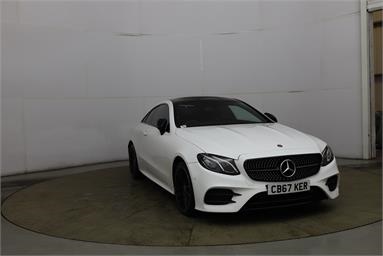 MERCEDES-BENZ E CLASS E220d AMG Line 2dr 9G-Tronic Diesel - WHITE - CB67KER - 2 Door Coupe