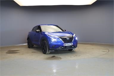 NISSAN JUKE 1.6 Hybrid Tekna 5dr Auto Petrol/Hybrid - BLUE - DP74VTM - 5 Door Hatchback