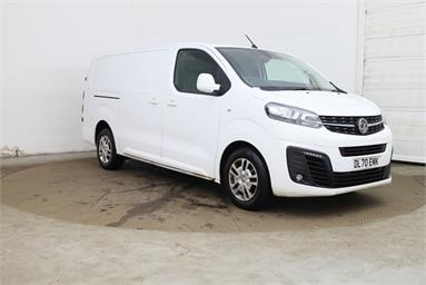 VAUXHALL VIVARO L2 DIESEL 2900 1.5d 100PS Sportive H1 Van Diesel - WHITE - DL70EMK - 6 Door Panel Van