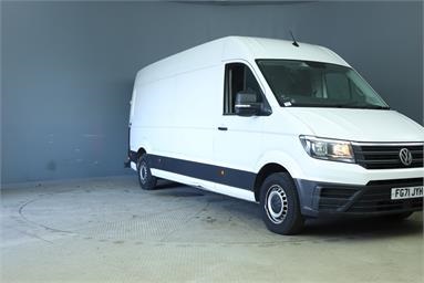 VOLKSWAGEN CRAFTER CR35 LWB DIESEL FWD 2.0 TDI 140PS Startline Business High Roof Van Diesel - WHITE - FG71JYH - 5 Door Fridge Panel Van
