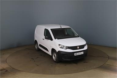 PEUGEOT PARTNER STANDARD DIESEL 1000 1.5 BlueHDi 100 Professional Premium + Van Diesel - WHITE - ME23PJJ - 5 Door Panel Van
