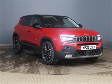 JEEP AVENGER 1.2 Summit 5dr Petrol - RED AND BLACK - WP25XTX - 5 Door Hatchback