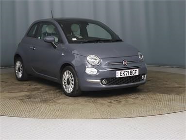 FIAT 500 1.0 Mild Hybrid Dolcevita [Part Leather] 3dr Petrol - GREY - EK71BGF - 3 Door Hatchback