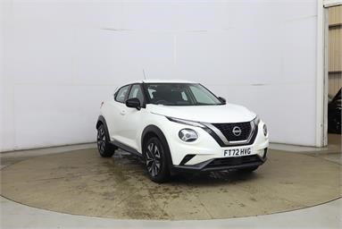NISSAN JUKE 1.0 DiG-T 114 Acenta 5dr Petrol - WHITE - FT72HVG - 5 Door Hatchback