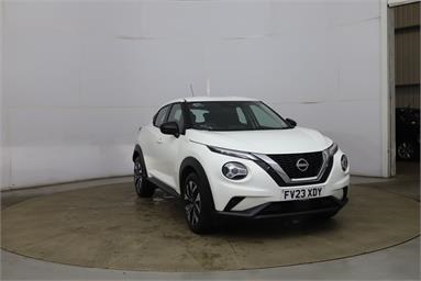 NISSAN JUKE 1.0 DiG-T 114 Acenta 5dr Petrol - WHITE - FV23XDY - 5 Door Hatchback