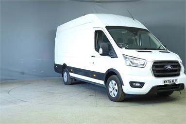 FORD TRANSIT 350 L4 DIESEL RWD 2.0 EcoBlue 165ps H3 Limited Van [Nav] Diesel - WHITE - WN75NLV - 5 Door Panel Van
