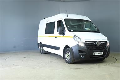 VAUXHALL MOVANO 3500 L2 DIESEL FWD 2.3 Turbo D 135ps H2 Van H2 L3 Diesel - WHITE - BF20UME - 5 Door Messing Unit