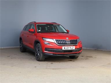SKODA KODIAQ 2.0 TDI SE L 4x4 5dr DSG [7 Seat] Diesel - RED - MJ21YLZ - 5 Door Estate