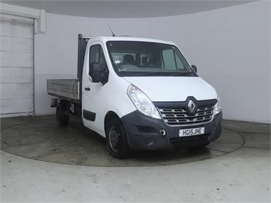 RENAULT MASTER MWB DIESEL FWD ML35dCi 125 Business Low Roof Dropside 10.5ft Diesel - WHITE - HG15JHE - 2 Door Dropside Body