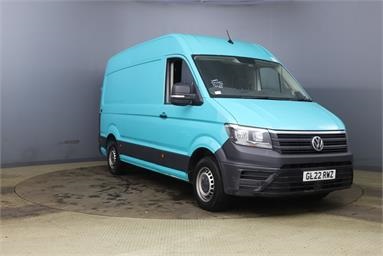 VOLKSWAGEN CRAFTER CR35 MWB DIESEL FWD 2.0 TDI 140PS Trendline High Roof Van Diesel - GREEN - GL22RWZ - 5 Door Panel Van