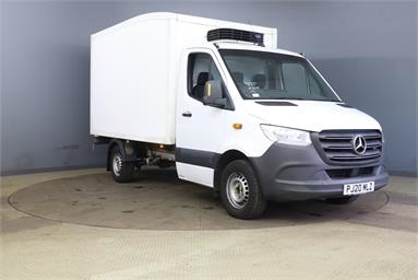 MERCEDES-BENZ SPRINTER 314CDI L2 DIESEL RWD 3.5t Chassis Cab Diesel - WHITE - PJ20MLZ - 5 Door Fridge Box Van Body