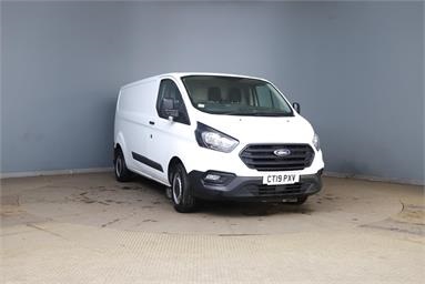 FORD TRANSIT CUSTOM 300 L2 DIESEL FWD 2.0 TDCi 105ps Low Roof Van Diesel - WHITE - CT19PXV - 5 Door Panel Van