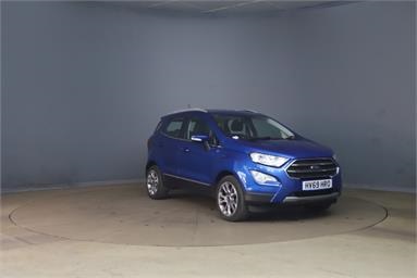 FORD ECOSPORT 1.0 EcoBoost 125 Titanium 5dr Auto Petrol - Blue - HV69HRO - 5 Door Hatchback