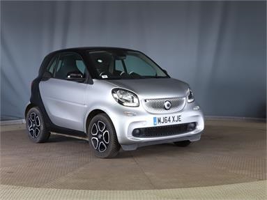 SMART FORTWO COUPE 1.0 Prime Premium 2dr Petrol - BLACK AND SILVER - MJ64XJE - 2 Door Coupe