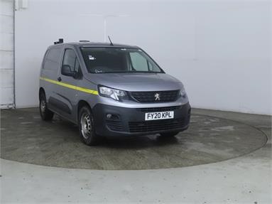 PEUGEOT PARTNER STANDARD DIESEL 1000 1.5 BlueHDi 100 Grip Van Diesel - GREY - FY20KPL - 5 Door Panel Van