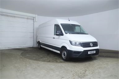 VOLKSWAGEN CRAFTER CR35 LWB DIESEL FWD 2.0 TDI 140PS Trendline High Roof Van Diesel - WHITE - YX69WZU - 5 Door Panel Van