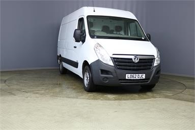 VAUXHALL MOVANO 35 L2 DIESEL FWD 2.3 CDTI H2 Van 100ps Diesel - WHITE - LO62OJC - 5 Door Panel Van