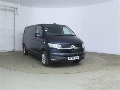 VOLKSWAGEN TRANSPORTER T30 LWB DIESEL 2.0 TDI 150 Highline Van DSG Diesel - BLUE - RK72VFA - 5 Door Panel Van